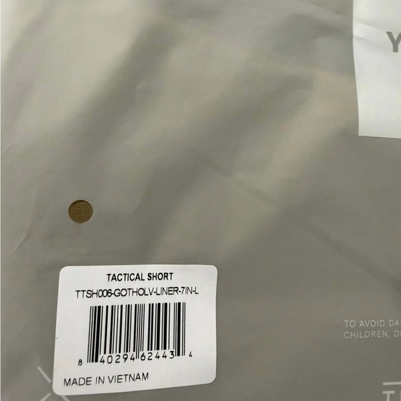 TEN THOUSAND TACTICAL SHORT 7”, RIDGELINE, With LINER, SIZE LARGE - Picture 4 of 4